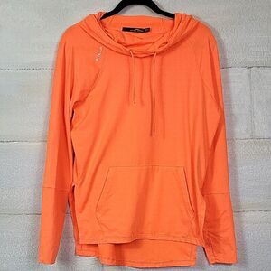 Women’s RLX Ralph Lauren Carbon Soft Pullover Hoodie - Neon Orange. Size XS